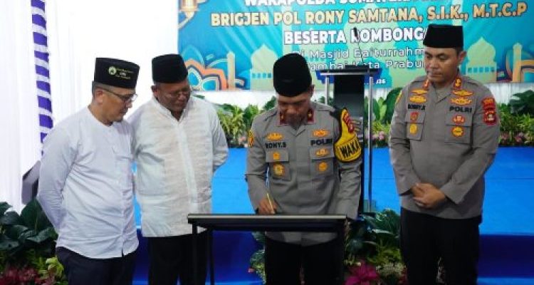 Safari Ramadhan 1447 H, Wakapolda Sumatera Selatan Brigjen Pol. Rony Samtana Pererat Sinergi di Kota Prabumulih