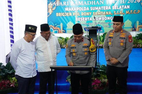 Safari Ramadhan 1447 H, Wakapolda Sumatera Selatan Brigjen Pol. Rony Samtana Pererat Sinergi di Kota Prabumulih