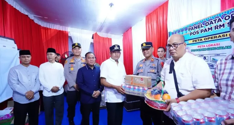 Wali Kota Prabumulih Tinjau Poskotis, Pastikan Kesiapan Pengamanan Idul Fitri 1447 H
