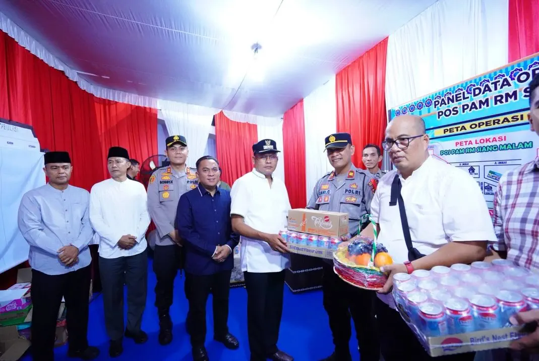 Wali Kota Prabumulih Tinjau Poskotis, Pastikan Kesiapan Pengamanan Idul Fitri 1447 H