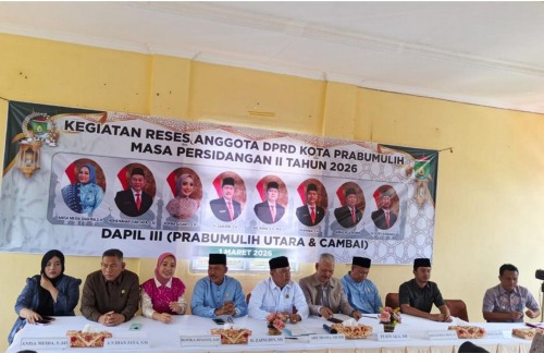 Reses DPRD Kota Prabumulih Dapil III Serap Aspirasi Warga, Fokus Infrastruktur dan Fasilitas Pemerintahan