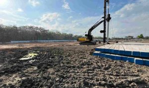WSBP Suplai 12.258 Square Pile untuk Proyek Sekolah Rakyat di Sumatra Selatan. Foto: viralsumsel.com