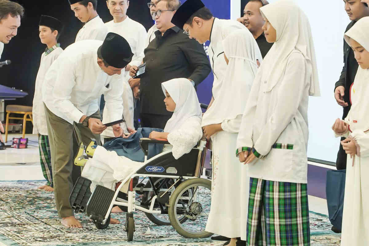 Safari Ramadhan MIND ID Dorong Kepedulian terhadap Masa Depan Generasi. Foto: viralsumsel.com