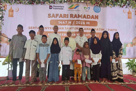 Holding Perkebunan Nusantara Perkuat Kebersamaan Lewat Safari Ramadan PTPN I Regional 7 di Tulungbuyut. Foto: viralsumsel.com
