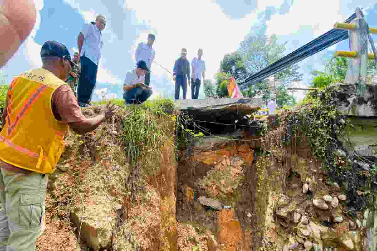Respons Cepat Pemkab Muba, Perbaikan Jembatan SP 4 Plakat Tinggi Dikebut