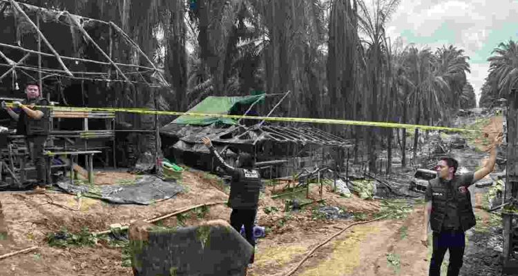 Kebakaran Hebat 11 Sumur Minyak Ilegal di Muba, Polisi Kantongi Nama Pemilik