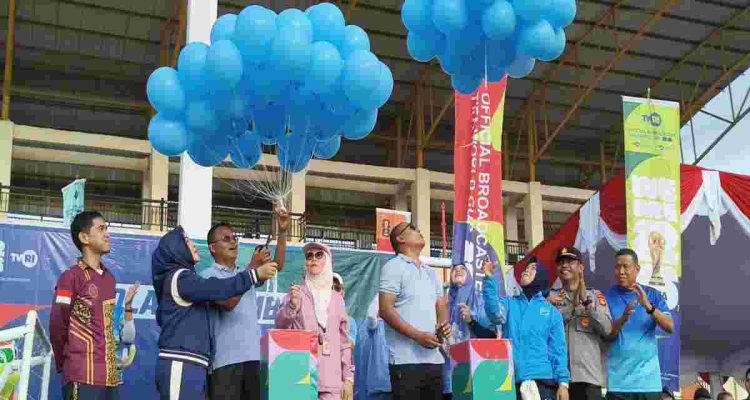 Senam Sehat Pemerintah Kota Prabumulih Bersama Masyarakat Dan Semarak Bola Gembira Sambut Piala Dunia 2026