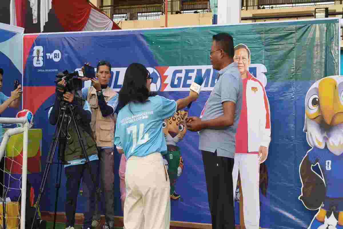 Senam Sehat Pemerintah Kota Prabumulih Bersama Masyarakat Dan Semarak Bola Gembira Sambut Piala Dunia 2026