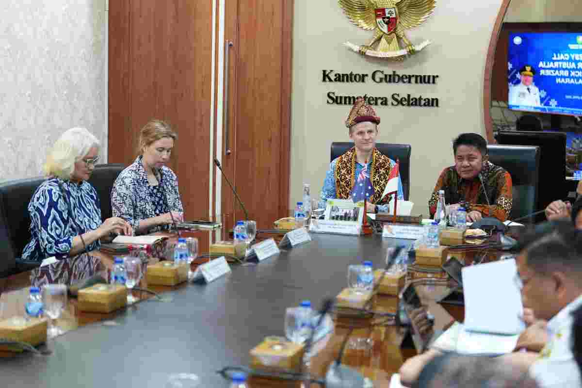 Gubernur Herman Deru perkuat kerja sama Sumsel-Australia, fokus pada pengembangan sanitasi melalui IPAL serta peningkatan ekspor kopi bernilai tambah.