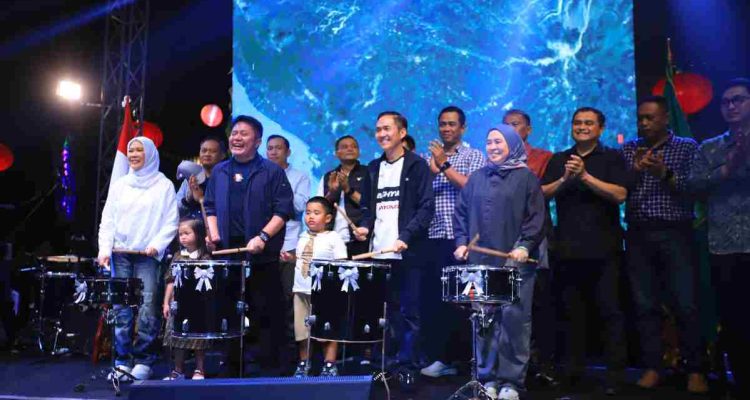 Gubernur Herman Deru Launching CFN Atmo, Dorong Ekonomi UMKM dan Hadirkan Hiburan Malam Warga Palembang