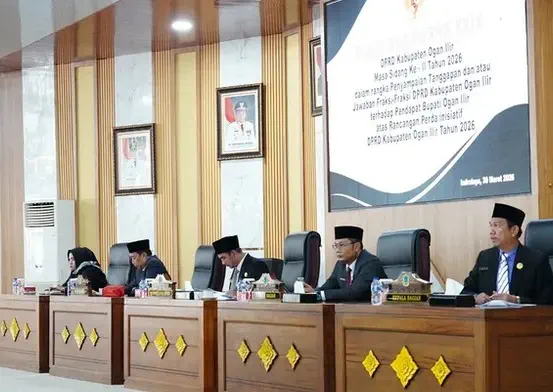 Paripurna DPRD Ogan Ilir Bahas LKPJ 2025, Ketua DPRD Tekankan Evaluasi Kinerja Pemerintah