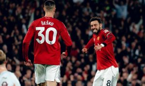 Manchester United Tundukkan Brentford 2-1, Kukuh di Tiga Besar Liga Inggris