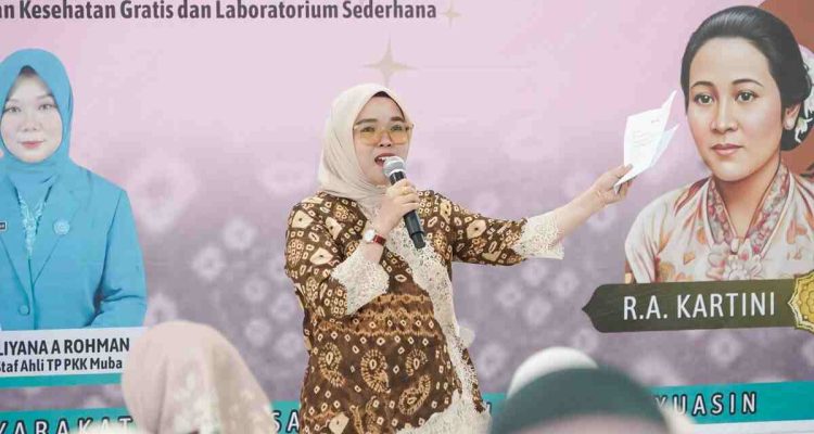 Semangat Kartini di Muba, TP PKK Gelar Cek Kesehatan Gratis untuk Perempuan