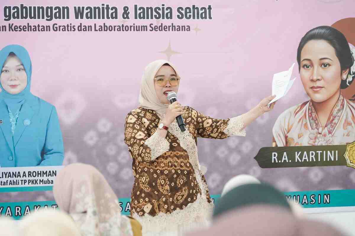 Semangat Kartini di Muba, TP PKK Gelar Cek Kesehatan Gratis untuk Perempuan