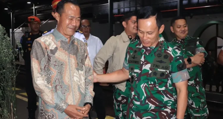 Sekda Prabumulih Dampingi Kunker Pangdam II/Sriwijaya di Lahat, Perkuat Sinergi Daerah dan TNI