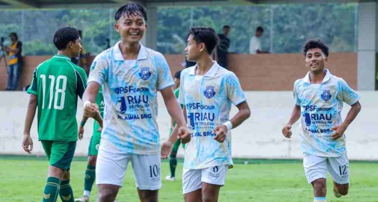 PSPS Pekanbaru U19 Raih Kemenangan Perdana, Hendika Pratama Cetak Hattrick Heroik
