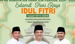 Ketua DPRD Ogan Ilir Ajak Masyarakat Pererat Silaturahmi di Momen Idul Fitri 1447 H