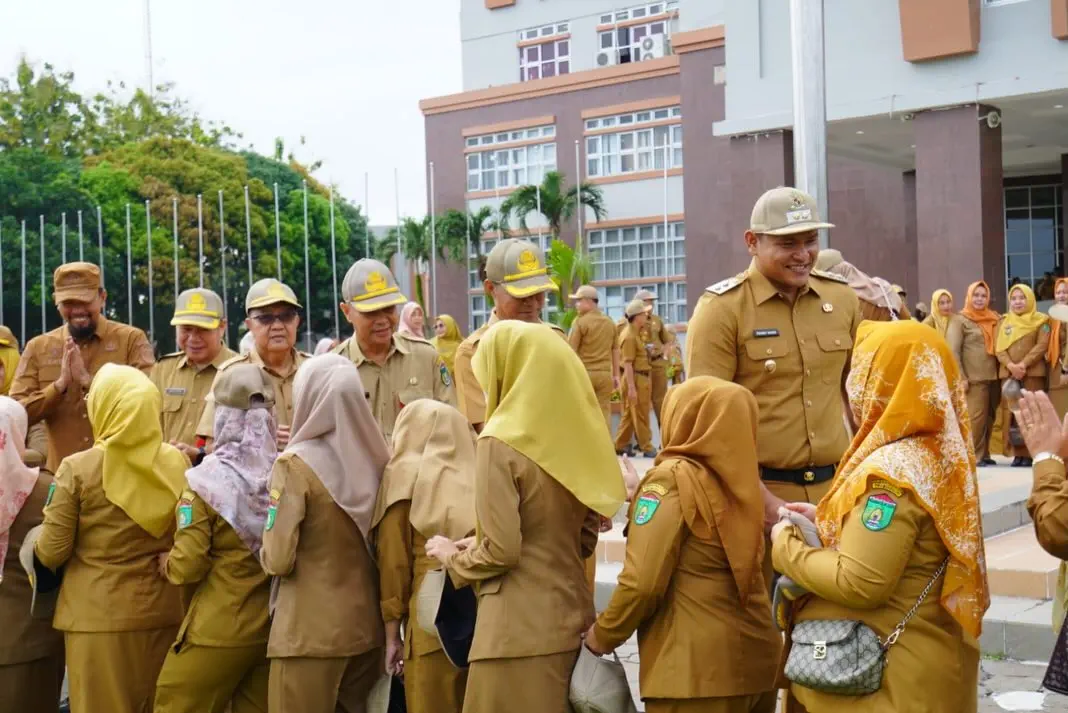 Wawako Franky Nasril Pimpin Apel dan Halal Bihalal, Perkuat Kebersamaan ASN Prabumulih