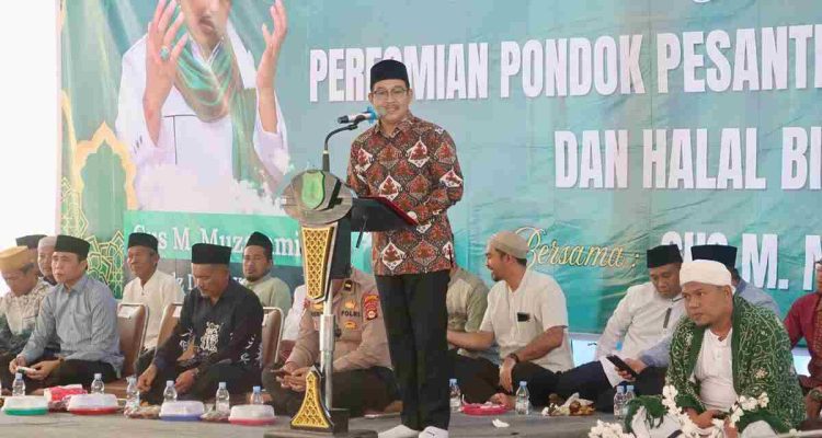 Ponpes Arriyadl Nurul Qur’an Diresmikan, Wabup Muba Tekankan Pentingnya SDM Berakhlak dan Berdaya Saing