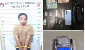 Polres Lahat Ringkus Pengedar Sabu, Barang Bukti Disita dari Rumah Tersangka