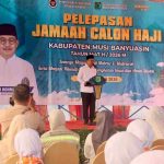Haru! Wabup Muba Lepas Ratusan Calon Haji, Ini Pesan Pentingnya