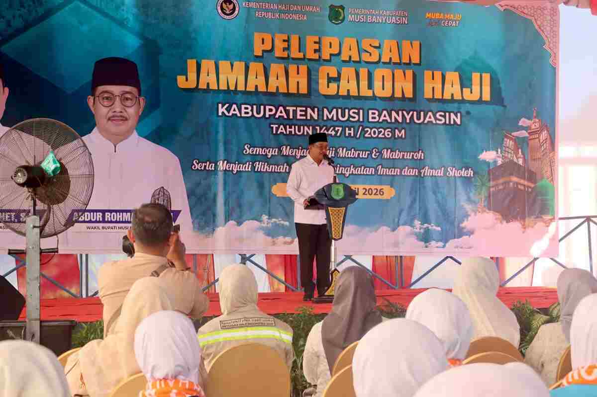 Haru! Wabup Muba Lepas Ratusan Calon Haji, Ini Pesan Pentingnya