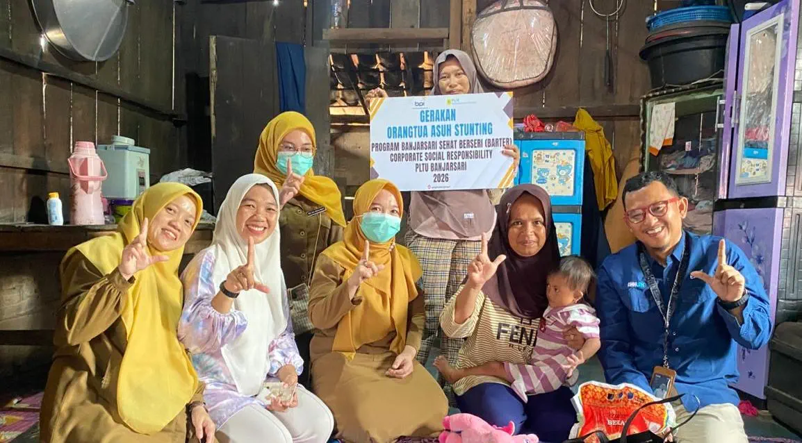 Inovatif! Karyawan PLTU Jadi Orangtua Asuh Anak Stunting di Lahat
