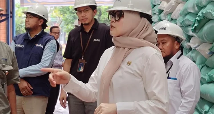 Senator Hj Eva Susanti Dorong Percepatan Pembangunan Gudang Bulog di Banyuasin, Stok Beras Sumsel Dipastikan Aman