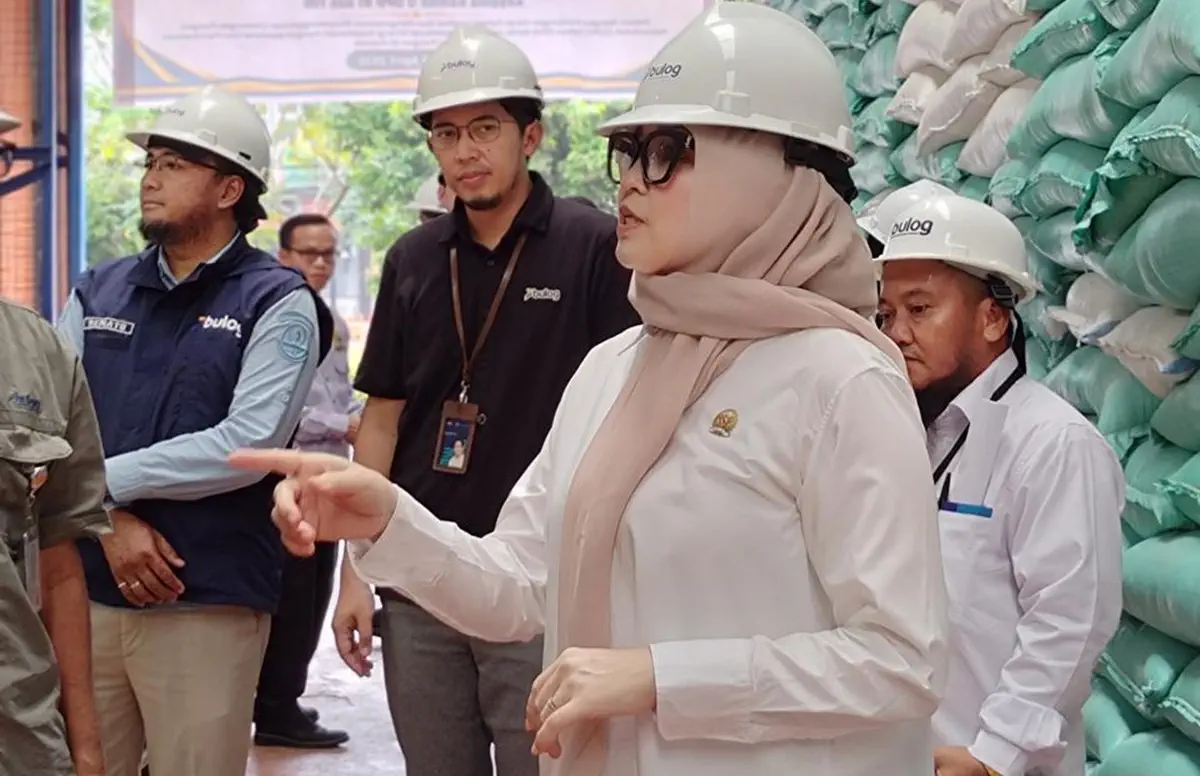 Senator Hj Eva Susanti Dorong Percepatan Pembangunan Gudang Bulog di Banyuasin, Stok Beras Sumsel Dipastikan Aman