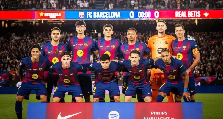Barcelona Tundukkan Real Betis 3-1, Raphinha Bersinar di Laga Perpisahan Lewandowski di Camp Nou