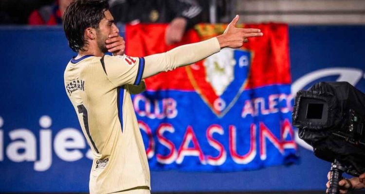 Barcelona Menang Dramatis 2-1 atas Osasuna, Kukuh di Puncak Klasemen LaLiga
