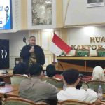 Direktur Geopolitik GREAT Institute, Teguh Santosa, dalam Workshop Magang Komunikasi Pembangunan yang digelar Nexus Digital Strategy