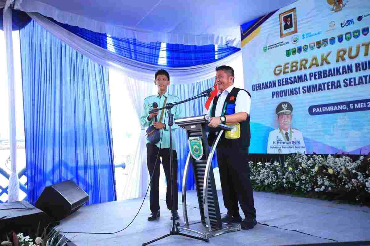 Gubernur Herman Deru Gebrak Program RUTILAHU, Dorong Gotong Royong Wujudkan Rumah Layak Huni