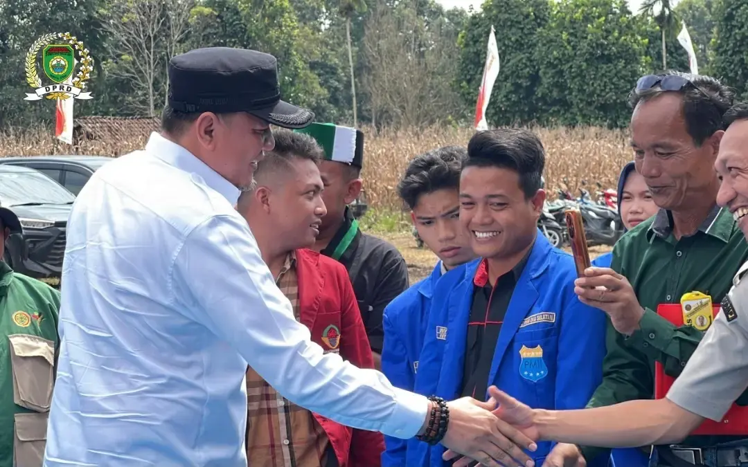 Ketua DPRD Sumsel Andie Dinialdie Hadiri Panen Raya Jagung Serentak Kuartal II 2026 di OKU Selatan