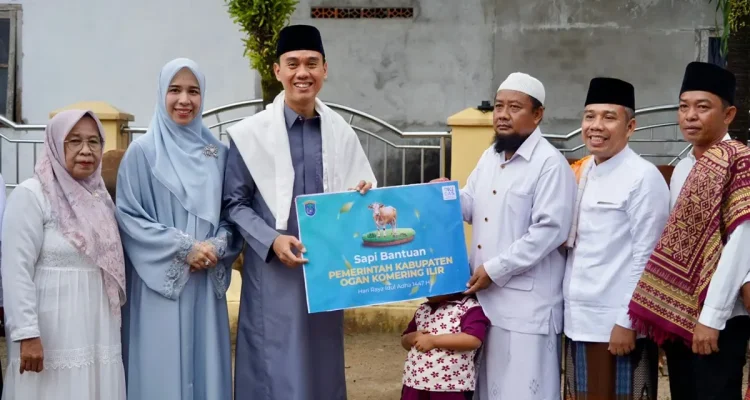 ASN OKI Tebar 60 Hewan Kurban untuk Warga Kurang Mampu