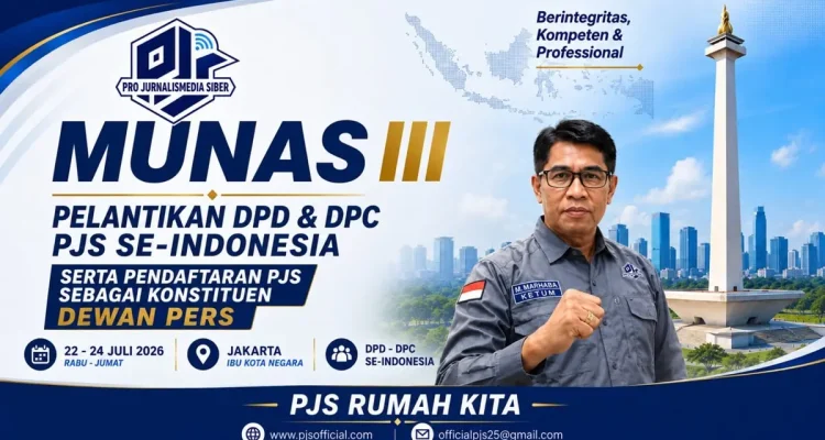 Wapres Gibran Bakal Diundang Hadiri MUNAS III PJS, Seminar Nasional dan Pelantikan Pengurus DPD-DPC se-Indonesia