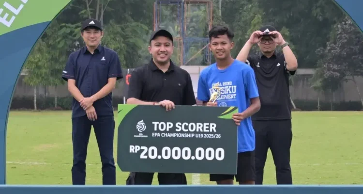 Tajam Tanpa Penalti! Bagus Pradana Cetak 9 Gol dan Raih Sepatu Emas EPA U19