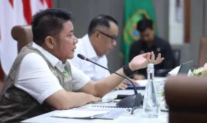 Gubernur Herman Deru Pimpin Rakor Penanganan Banjir, Instruksikan Pembentukan Satgas hingga Perbaikan 21 Gorong-gorong Tertusuk Tiang LRT