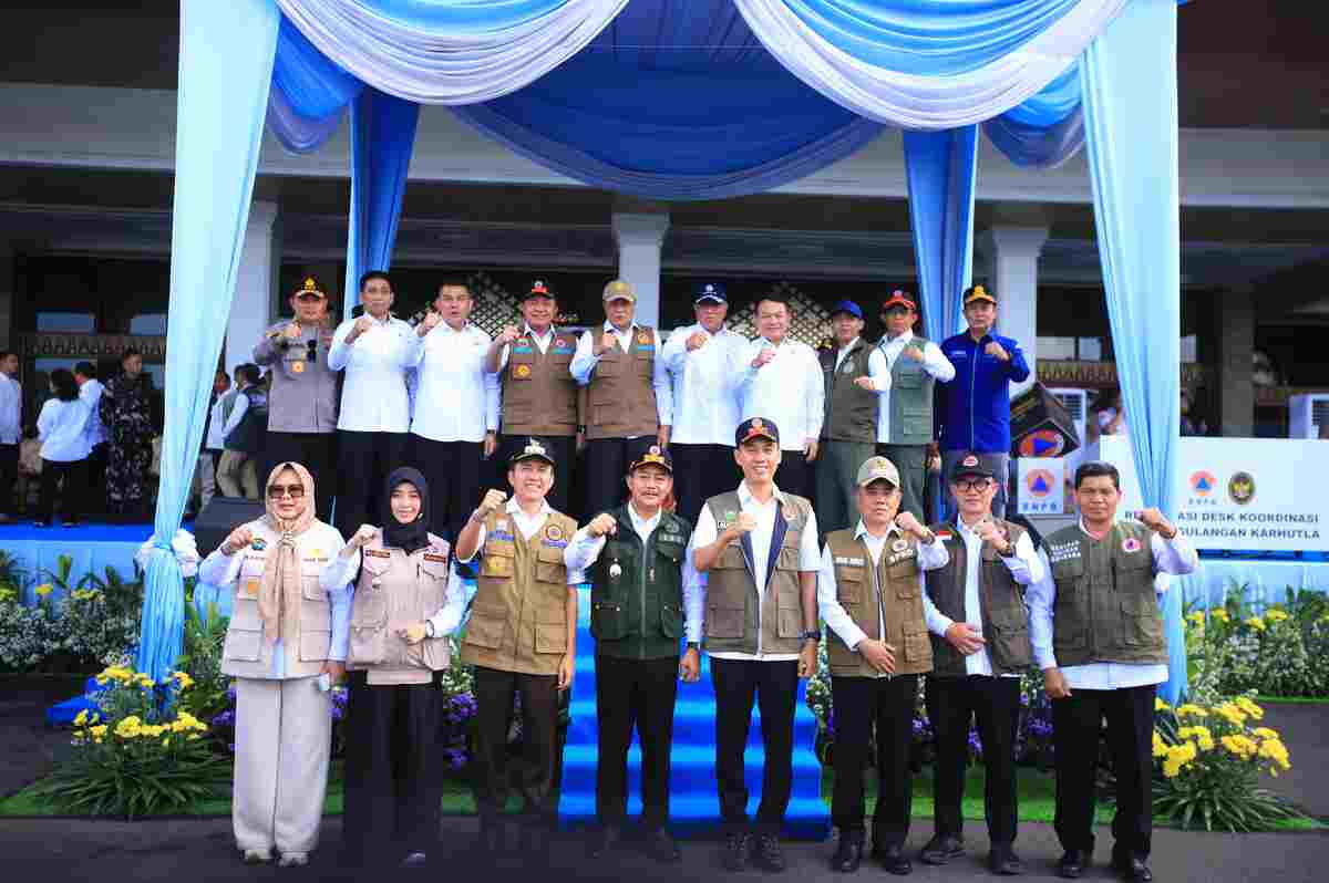 Gubernur Herman Deru dan Wagub Cik Ujang Tegaskan Kesiapsiagaan Sumsel Hadapi Karhutla 2026