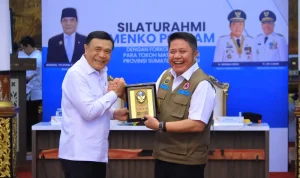 Dampingi Menko Polkam, Herman Deru dan Cik Ujang Ajak Masyarakat Sumsel Jaga Kondusivitas