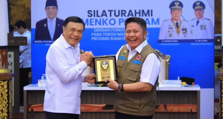 Dampingi Menko Polkam, Herman Deru dan Cik Ujang Ajak Masyarakat Sumsel Jaga Kondusivitas