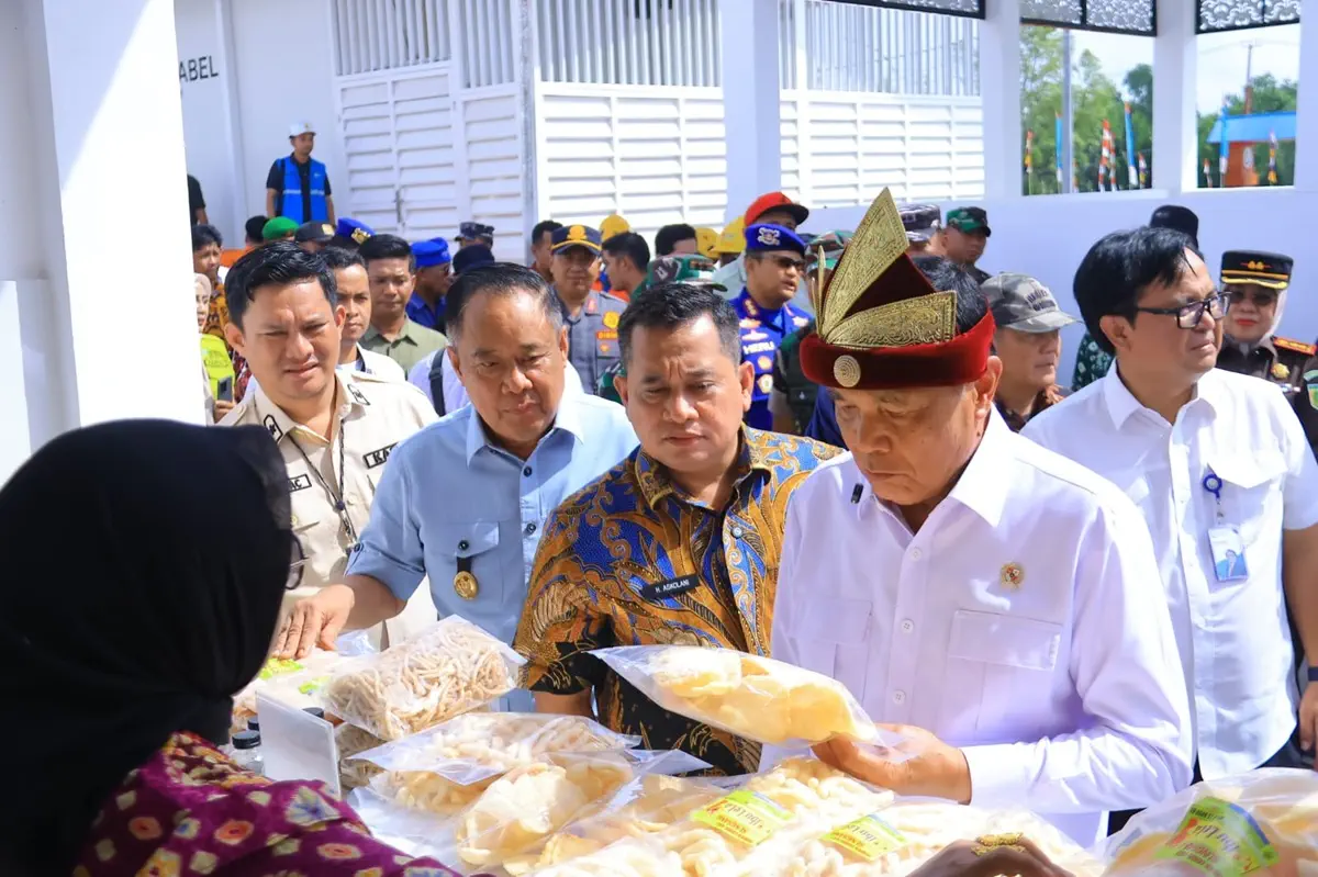 Wagub Sumsel Cik Ujang Dampingi Menko Polkam Tinjau Kampung Nelayan Sungsang, Dorong Infrastruktur Nelayan Makin Kuat