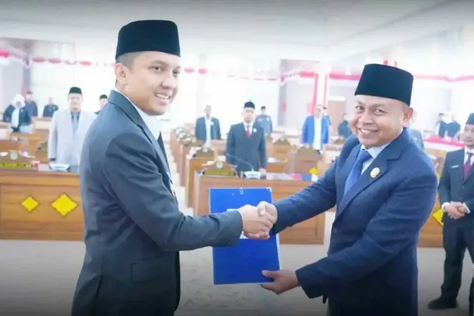 DPRD Ogan Ilir Resmi Serahkan “Rapor” Kinerja Bupati 2025