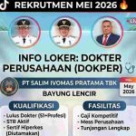 Disnakertrans Muba Buka Lowongan Dokter di PT Salim Ivomas, Gaji dan Karir Menjanjikan