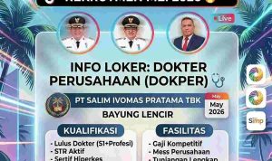 Disnakertrans Muba Buka Lowongan Dokter di PT Salim Ivomas, Gaji dan Karir Menjanjikan