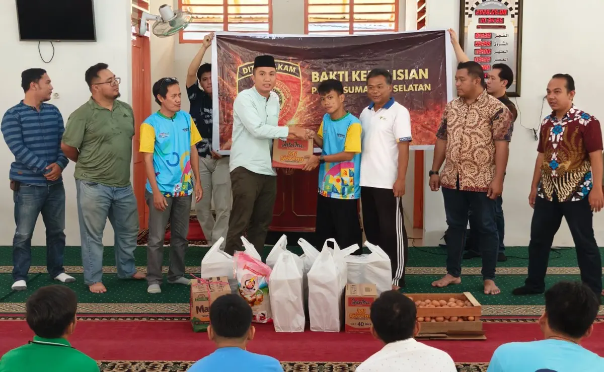 Dit Intelkam Polda Sumsel Gelar Bhakti Kepolisian di Sentra Budi Perkasa Palembang, Salurkan Bantuan untuk Penyandang Disabilitas