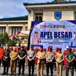 Bursah Zarnubi dan Kapolda Sumsel Pimpin Apel Besar Kesiapsiagaan Karhutla dan Sabuk Kamtibmas 2026