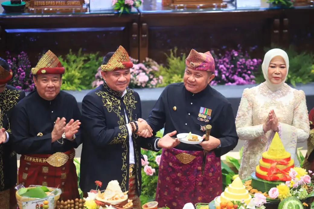 HUT ke-80 Sumsel, Gubernur Herman Deru dan Wagub Cik Ujang Ajak Seluruh Elemen Bersatu Wujudkan Sumsel tangguh Maju Lebih Cepat