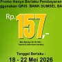 Dongkrak Digitalisasi UMKM, Bank Sumsel Babel Hadirkan Promo Belanja Rp157 Spesial HUT Lahat ke-157