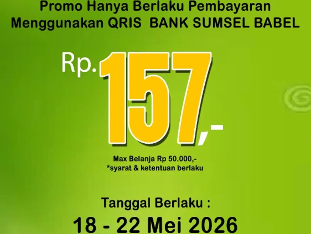 Dongkrak Digitalisasi UMKM, Bank Sumsel Babel Hadirkan Promo Belanja Rp157 Spesial HUT Lahat ke-157